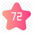 Seventy Two Shapes And Symbols Numeric Icon