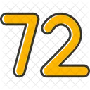 Seventy Two Count Counting Icon