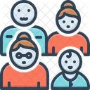 Several Individual People Icon