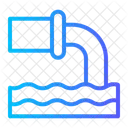 Sewage Pollution Drainage Icon