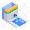 Sewage System Water Waste Drain System Icon