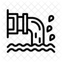 Sewer System Underground Pipes Waste Water Icon