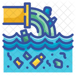 Sewer Waste Ecology Factory Pollution  Icon