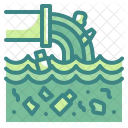 Sewer Waste Ecology Factory Pollution  Icon