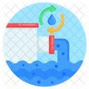 Sewerage Water Reuse Waste Water Icon