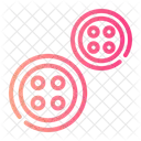 Sewing Buttons Garment Repair Icon