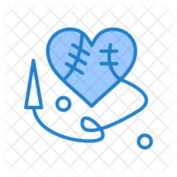 Sewing Heart  Icon