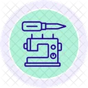 Sewing Machine Repair Line Icon Icon