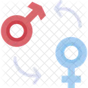 Sex Reassignment Sex Change Shapes And Symbols Icon