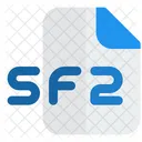 SF 2 파일 오디오 파일 오디오 형식 아이콘