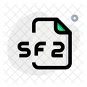 SF 2 파일 오디오 파일 오디오 형식 아이콘