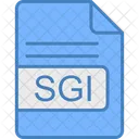 Sgi Arquivo Formato Ícone