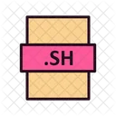 Sh File Sh File Format Icon