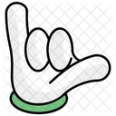 Shaka Hand Hang Loose Hand Gesture Icon