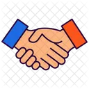 Partnership Shake Hands Meeting Icon