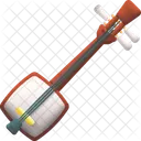 Shamisen Musical Instrument Japanese Icon