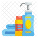 Shampoo Wash Cleanse Hair Bathroom Shower Bottle Icon