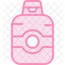 Shampoo Bottle Duotone Line Icon Icon