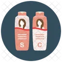 Woman Shampoo Conditioner Icon