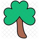 Shamrock Green Clover Icon