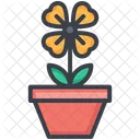Shamrock Pot Plant Icon