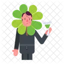 Shamrock Costume Shamrock Boy Irish Party Icon
