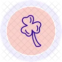 Shamrock Line Icon Icon