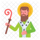 Saint Patrick Shamrock Saint Blessed Patrick Icône