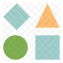 Shape Blocks Geometric Shape Bricks Icon