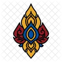 Thai Pattern Art Icon