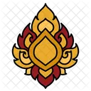 Thai Pattern Shape Icon