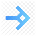 Flat Illustration Arrow Icon