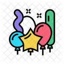 Shapes Balloons Color Icon