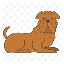 Shar Pei Dog Puppy Icon