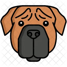 Shar Pei dog  Icon