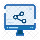 Website Share Connections Icon
