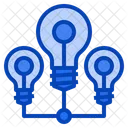 Share Sharing Bulb Network Connection Design Thinking Icon