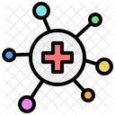 Share Treatment History Blockchain Icon