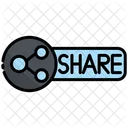 Share Button Click Icon