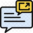 Share Chat Bubble Communication Icon