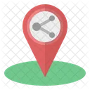 Share Location Address Icon