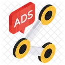 Share Ad Share Advertising Ad Chat Icon