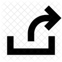 Arrow Content Up Icon