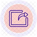 Share Arrow Color Circle Icon Icon