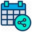 Share Calendar  Icon