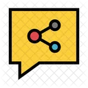 Share Bubble Connection Icon