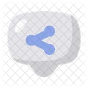 Share Chat Message Icon