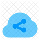 Share Cloud Data  Icon