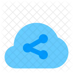 Share Cloud Data  Icon