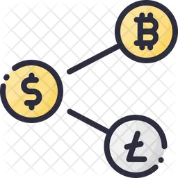 Share Cryptocurrency  Icon